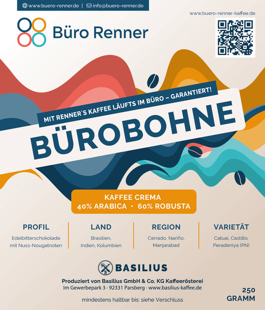Bürobohne - Kaffee Crema