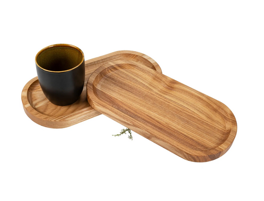 Holz Tablett aus Esche geölt -