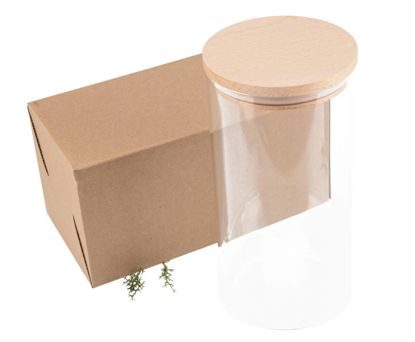 Vorratsglas mit Holzdeckel aus FSC® Buche