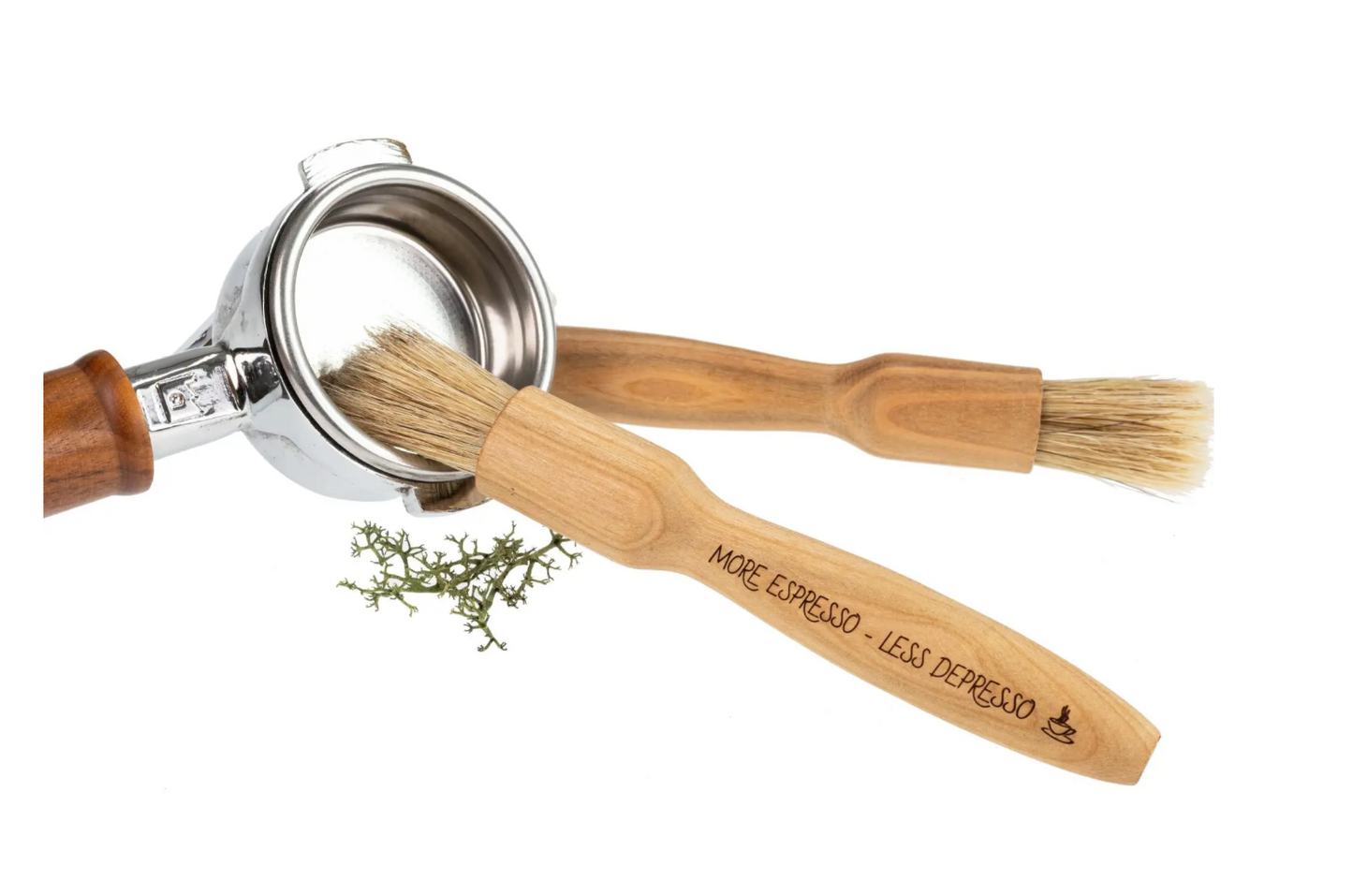 Barista Kaffee Reinigungs Pinsel aus Kirsche geölt